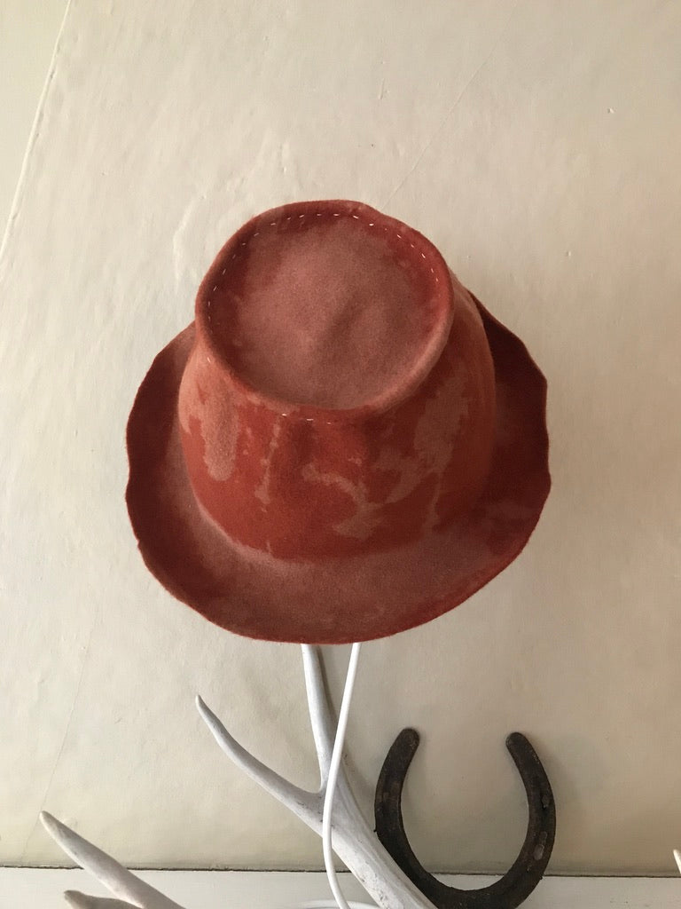 Bucket hat, distressed -  Ranchers 2- Tomoko Tahara millinery works