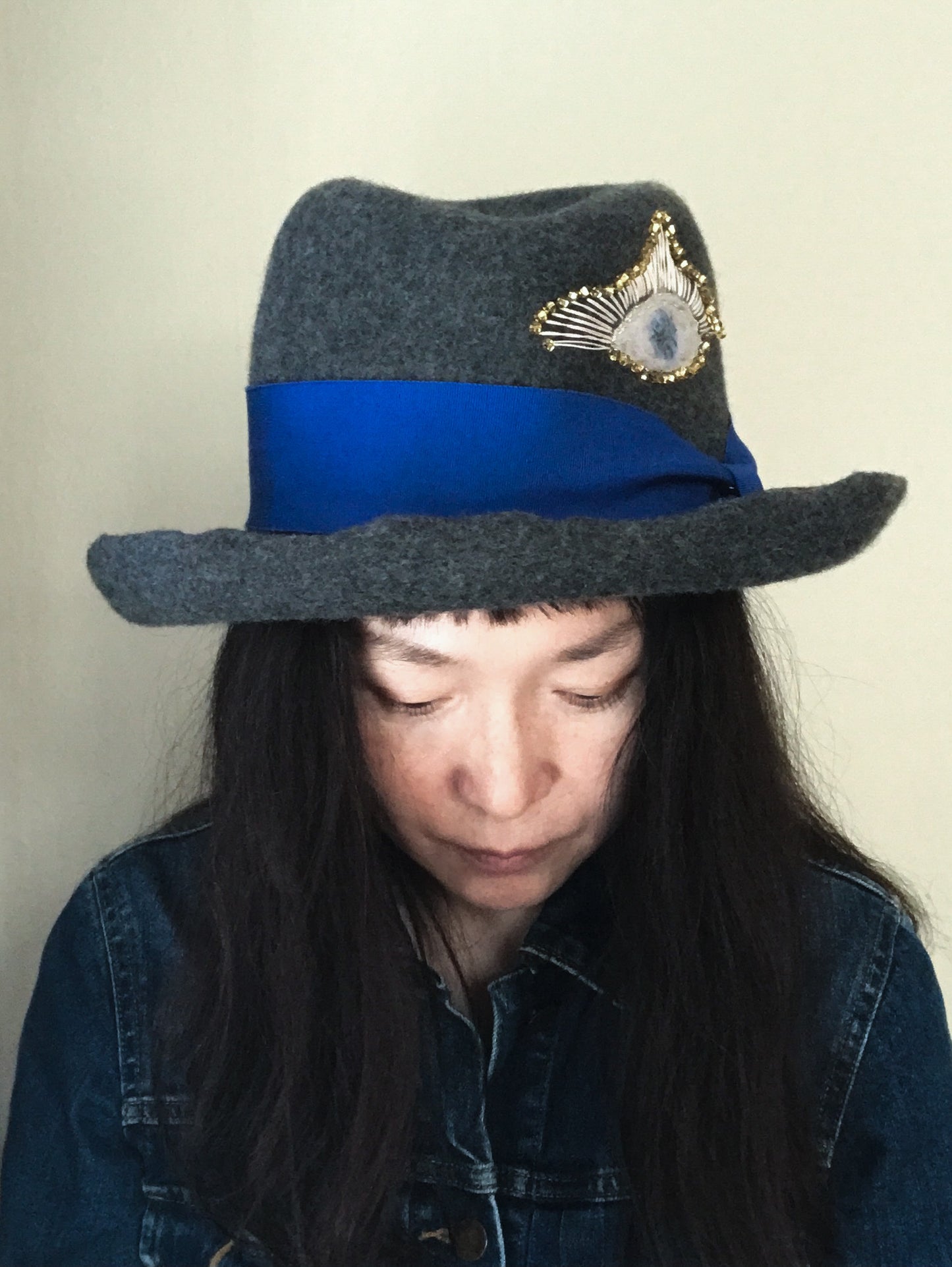 Third eye fedora hat  - Tomoko Tahara millinery works