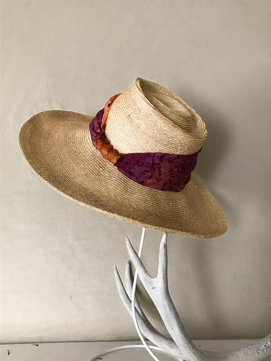 Italian straw hat 03 - Tomoko Tahara millinery works