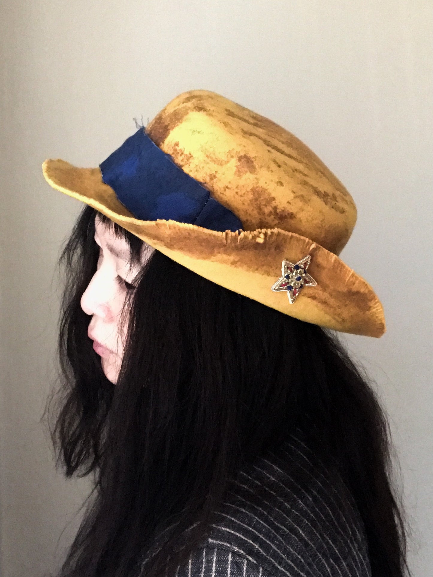 Asymmetrical brim Cowboy hat - Sure shot - Tomoko Tahara millinery works