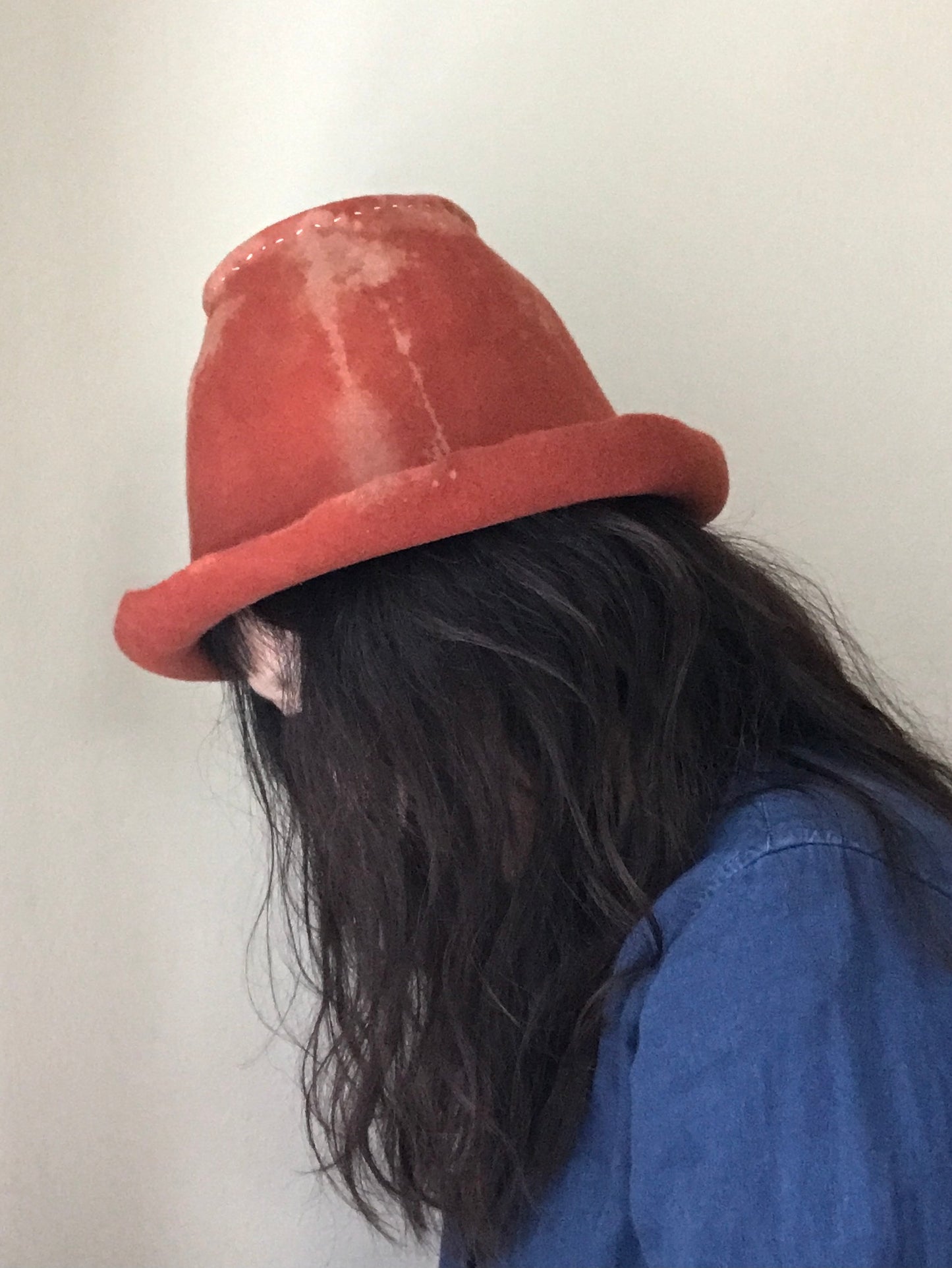 Bucket hat, distressed -  Ranchers 2- Tomoko Tahara millinery works