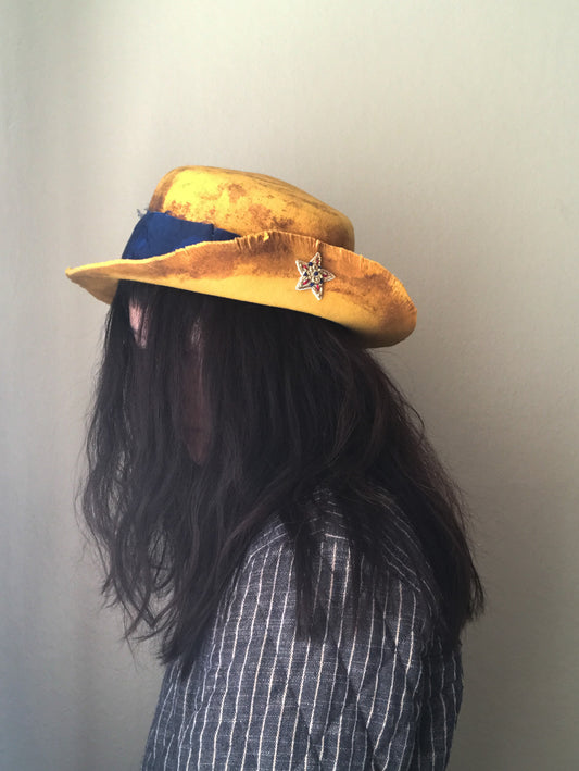 Asymmetrical brim Cowboy hat - Sure shot - Tomoko Tahara millinery works