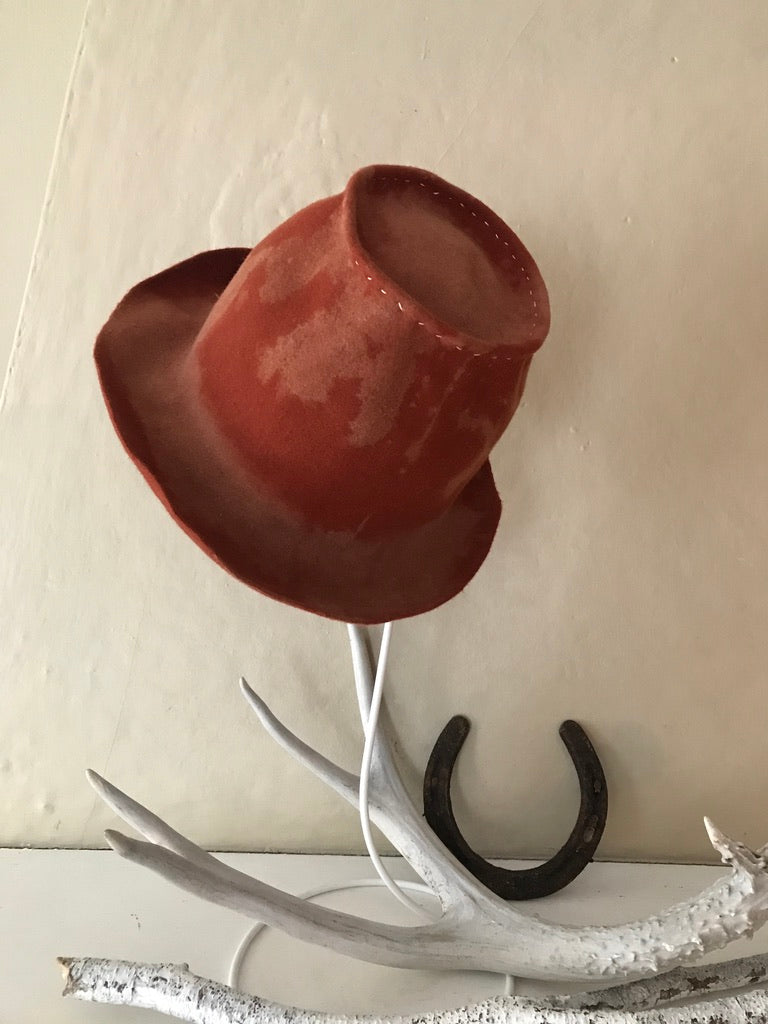 Bucket hat, distressed -  Ranchers 2- Tomoko Tahara millinery works