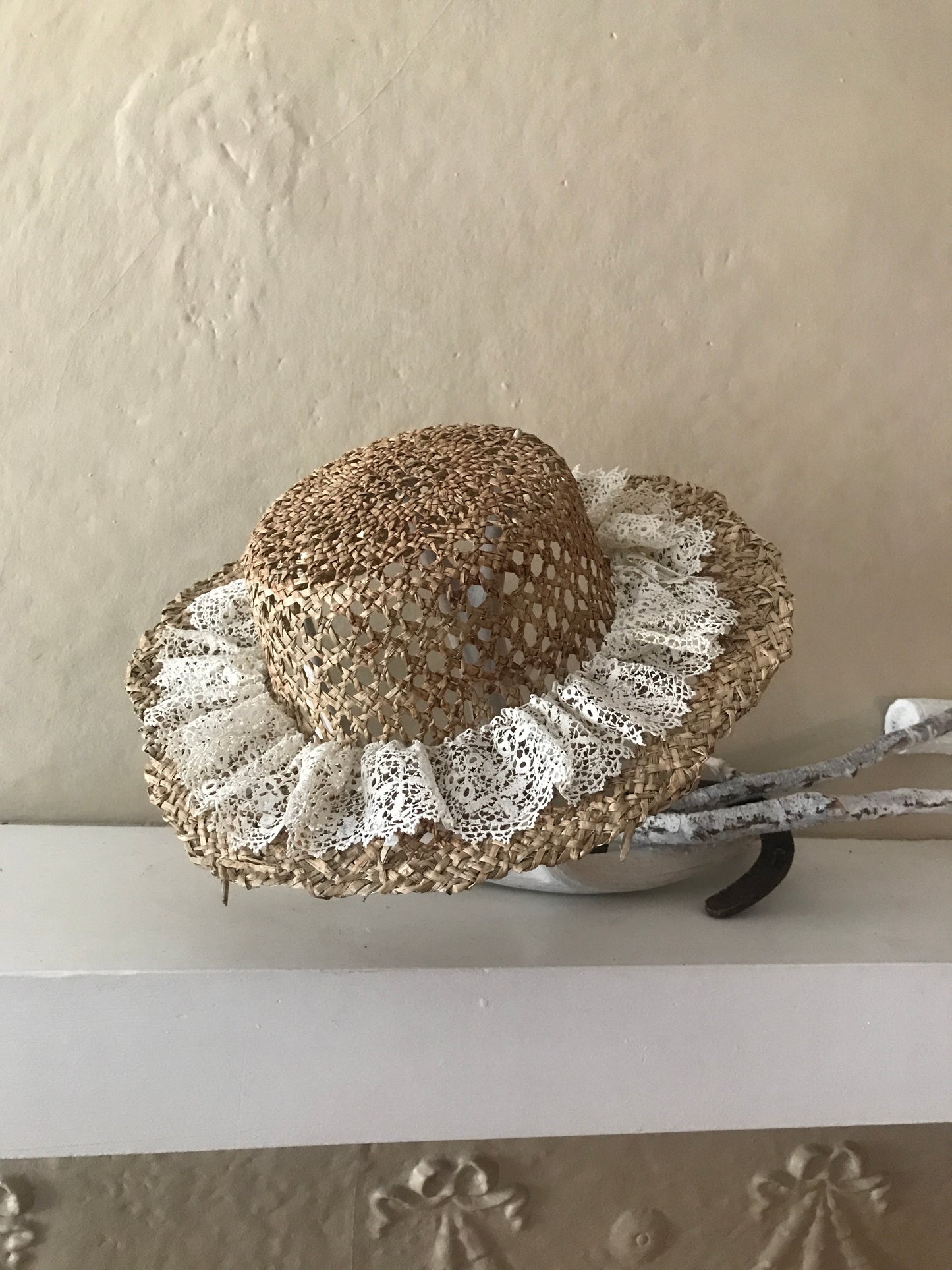 Cottage style canotier hat - Tomoko Tahara millinery worls